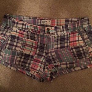 American Eagle Plaid Shorts
